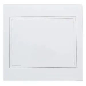 Placa 4x4 Cega com Suporte Branco - RVB-1300/44 - RAVENNA