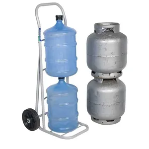 Carro Tubular para Gás/Água 24x34cm Roda Borracha Maciça 60Kg - MARCON