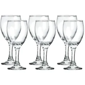 Conjunto Taças De Vinho Zhuoshang 06 Peças 190ml T-BI
