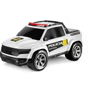 Carrinho de Brinquedo Polícia Pick-up Alien com Capota Móvel e Ação Intergaláctica Samba Toys Carrinho Polícia Pick-up Alien Capota Móvel Ação Intergaláctica Samba Toys