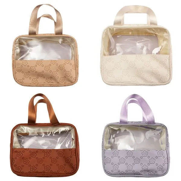 Necessaire Decorada com Visor Sortida 25x10x18cm LM3890 - honeyhome
