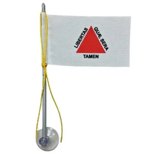 Mini Bandeira com Ventosa Modelo Minas Gerais para Fixação em Vidro em Poliéster Leve Branca SP Bandeiras Mini Bandeira com Ventosa Minas Gerais Poliéster Leve Branca para Vidro SP Bandeiras