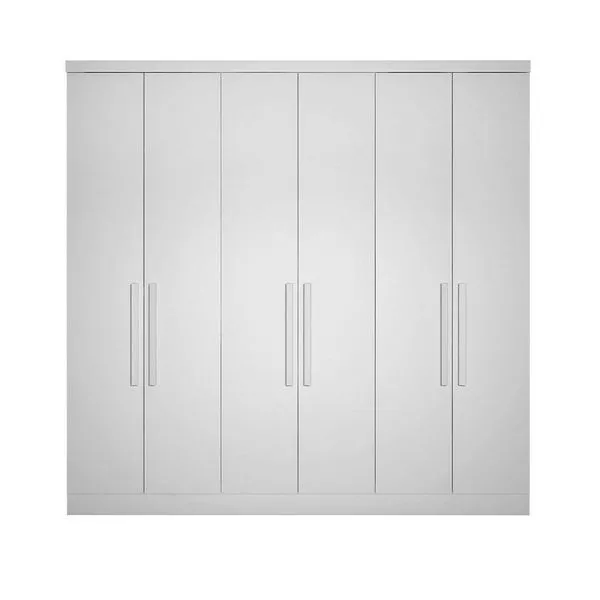 Modulo Para Guarda Roupa Com 6 Portas E 6 Gavetas Branco