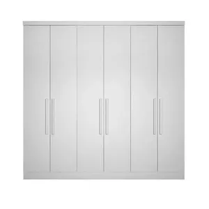 Modulo Para Guarda Roupa Com 6 Portas E 6 Gavetas Branco