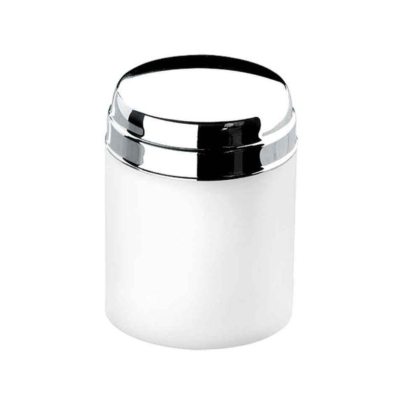 Porta cotonete Bel Giorno com base branco Brinox