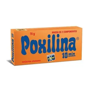 Massa Epóxi para Reparo de Canos Poxilina 70G para Conserto de Ferro Bronze PVC Endurece em 10 Minutos Poxipol Massa Epóxi para Reparo de Canos Poxilina 70G para Conserto de Ferro Bronze PVC Poxipol