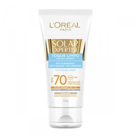 Protetor Solar L’oréal Expertise Toque limpo com Cor FPS70