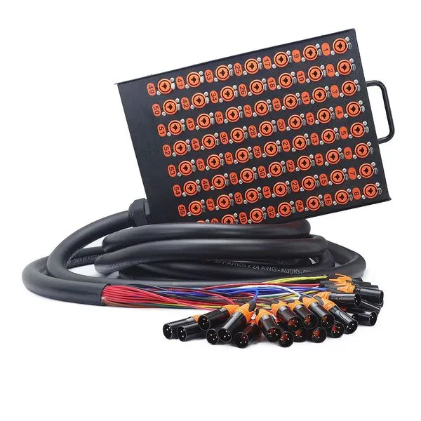 Medusa 56 Vias Montada com Conectores Amphenol 18 MT