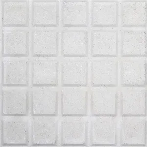 Piso 25 Dados Branco 20x20cm Amarrado Com 20 Peças 0,80m² - Artesanal Piso 20x20 25dados Branco Am20pcs 0,80m2 Artesanal