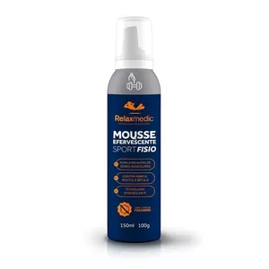 Mousse Efervescente Sport Fisio 150ml Relaxmedic 1 Frasco