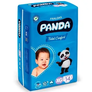 Fralda Descartável Infantil Panda Total Confort Jumbinho XG 14 Unidades