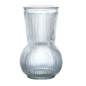 Vaso Héstia Vidro Transparente 19cm VASO062 - Etilux