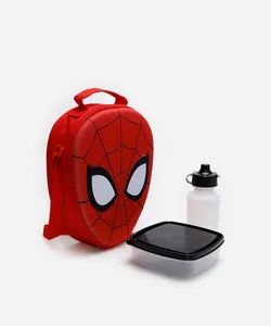 lancheira infantil homem aranha vermelha UNICO