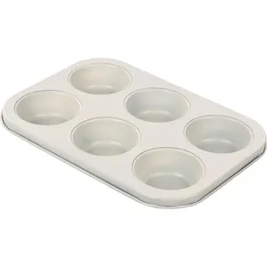 Forma para Cupcake com 6 Cavidades Antiaderente Cazza Confeitaria Verde Forma para Cupcake com 6 Cavidade Antiaderente Cazza Confeitaria Verde