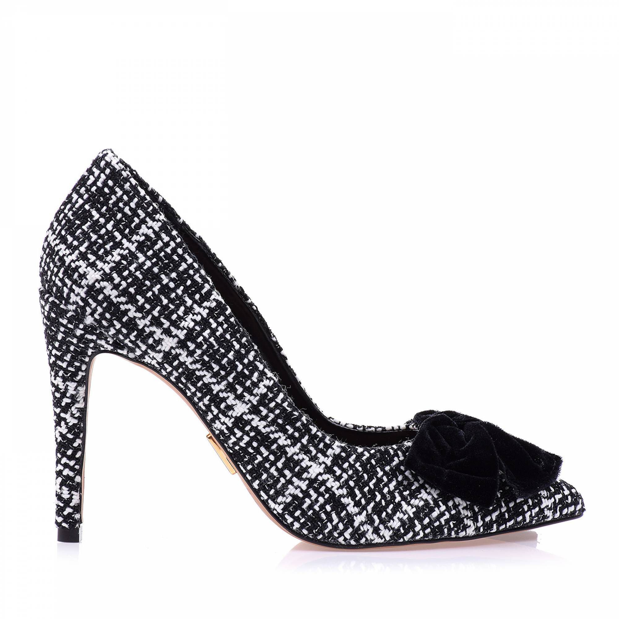 Scarpin Salto Alto Tweed Classic
