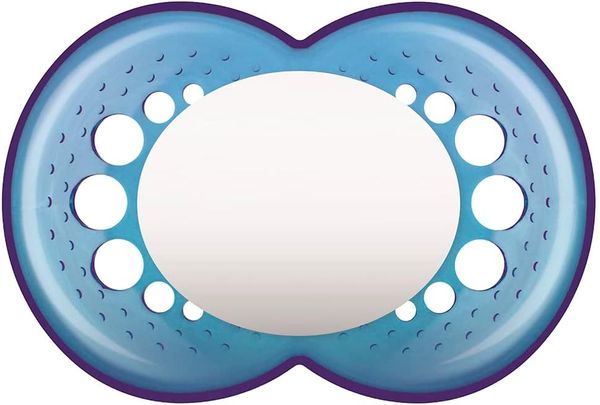 Chupeta MAM Original Furos de Ventilação +16 meses Silicone Azul 1 Unidade