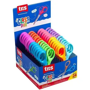 Tesoura Escolar Summit Class Duo 13cm Display 24 Unidades 4 Cores Sortidas Tesoura Escolar Summit Class Duo 13cm Display 24 Unidades