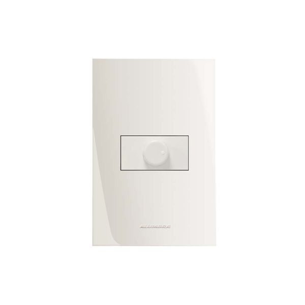 Dimmer rotativo de luminosidade 127V com placa branco Alumbra