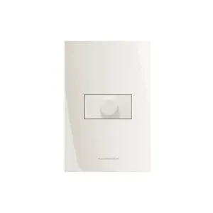 Dimmer rotativo de luminosidade 127V com placa branco Alumbra