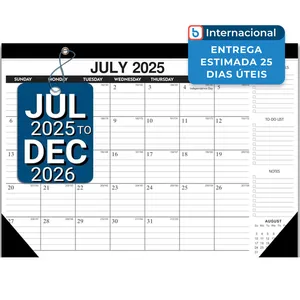 Calendário Vovea 2025 a 2026 43x30cm Branco A-MBI