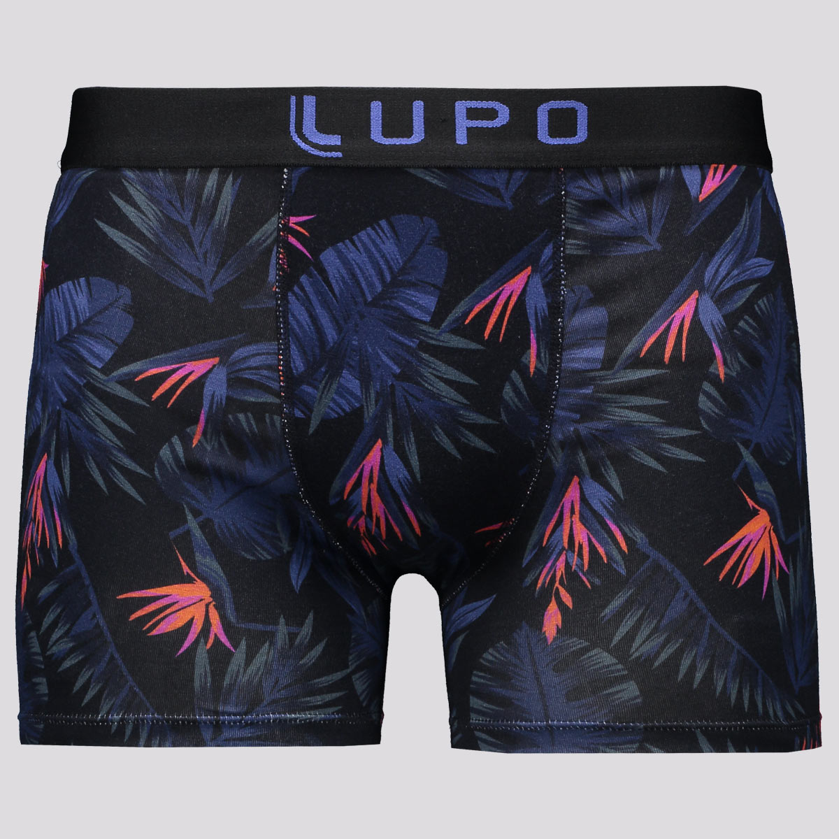 Cueca Boxer Lupo Square II Preta