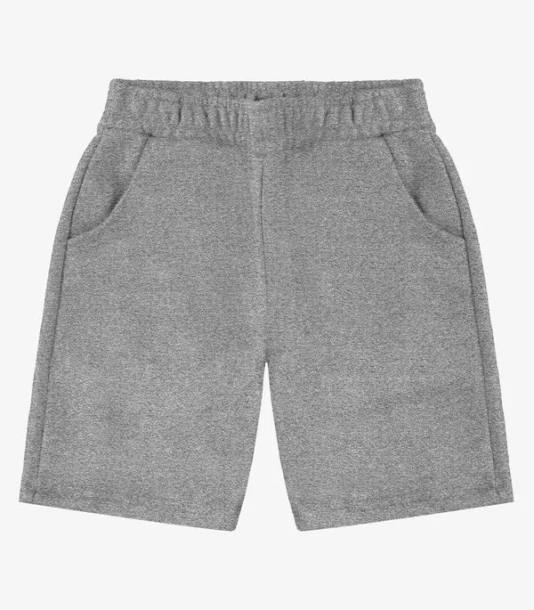 Bermuda Básica Menino Rovi Kids Cinza 3