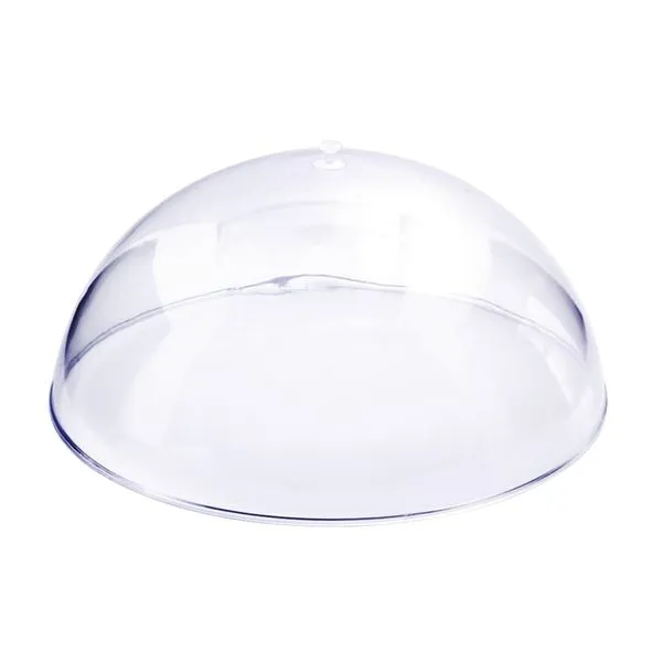 Cúpula Redonda Premium Plástico Cristal M Translúcida 12,7x 23,2cm - Keita