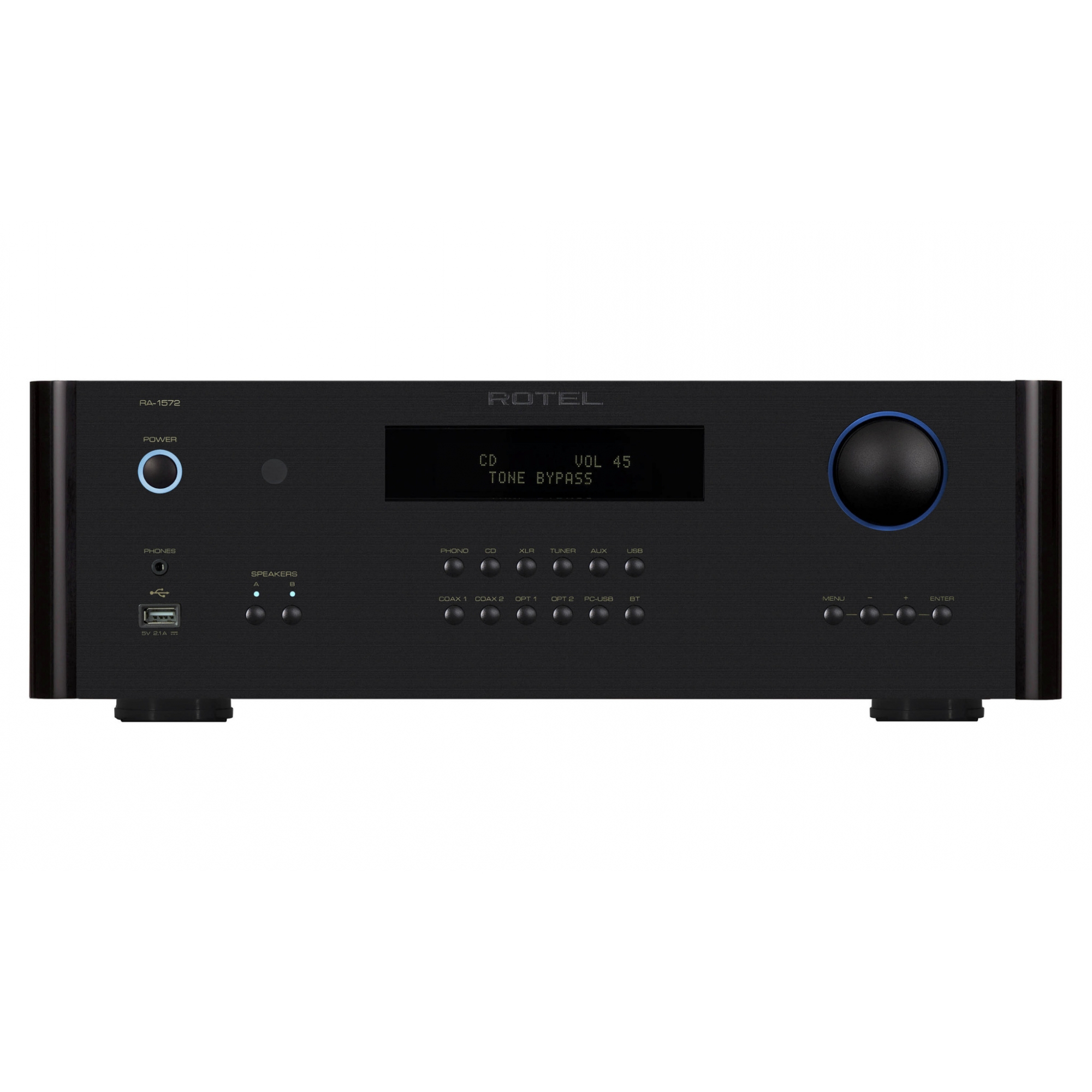 Amplificador Integrado Rotel RA-1572 Estéreo 120 W Canal Preto - 110v