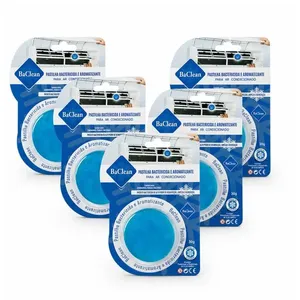 Kit com 5 Pastilhas Bactericida Aromatizante para Ar Condicionado Alfazema