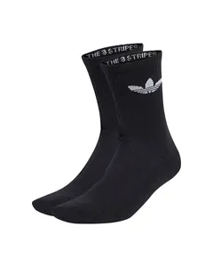 Meia adidas Crew 3 Pares Unissex - P