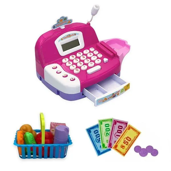 Caixa Registradora Infantil Caixa Registradora com Luz e Som com Calculadora e Scanner Toys & Toys Caixa Registradora Infantil com Luz e Som com Calculadora e Scanner Toys & Toys