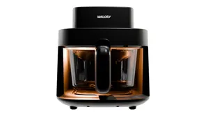 Fritadeira Elétrica Mallory SmartGlass - 4,5L, Air Cook 360°, Temperatura até 200°C, Cuba de Vidro Temperado Fritadeira Elétrica Smartglass 127V