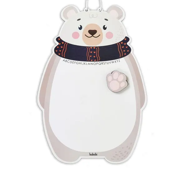Lousa Escreva e Apague com Ursinho Urso Brinquedo Educativo Babebi