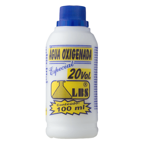Água Oxigenada 20 Volumes LBS 100ml