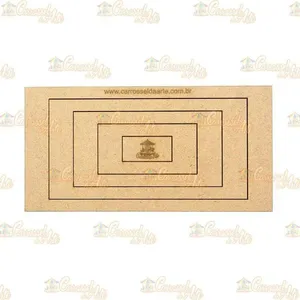 Gabarito Retângulo Mdf G016