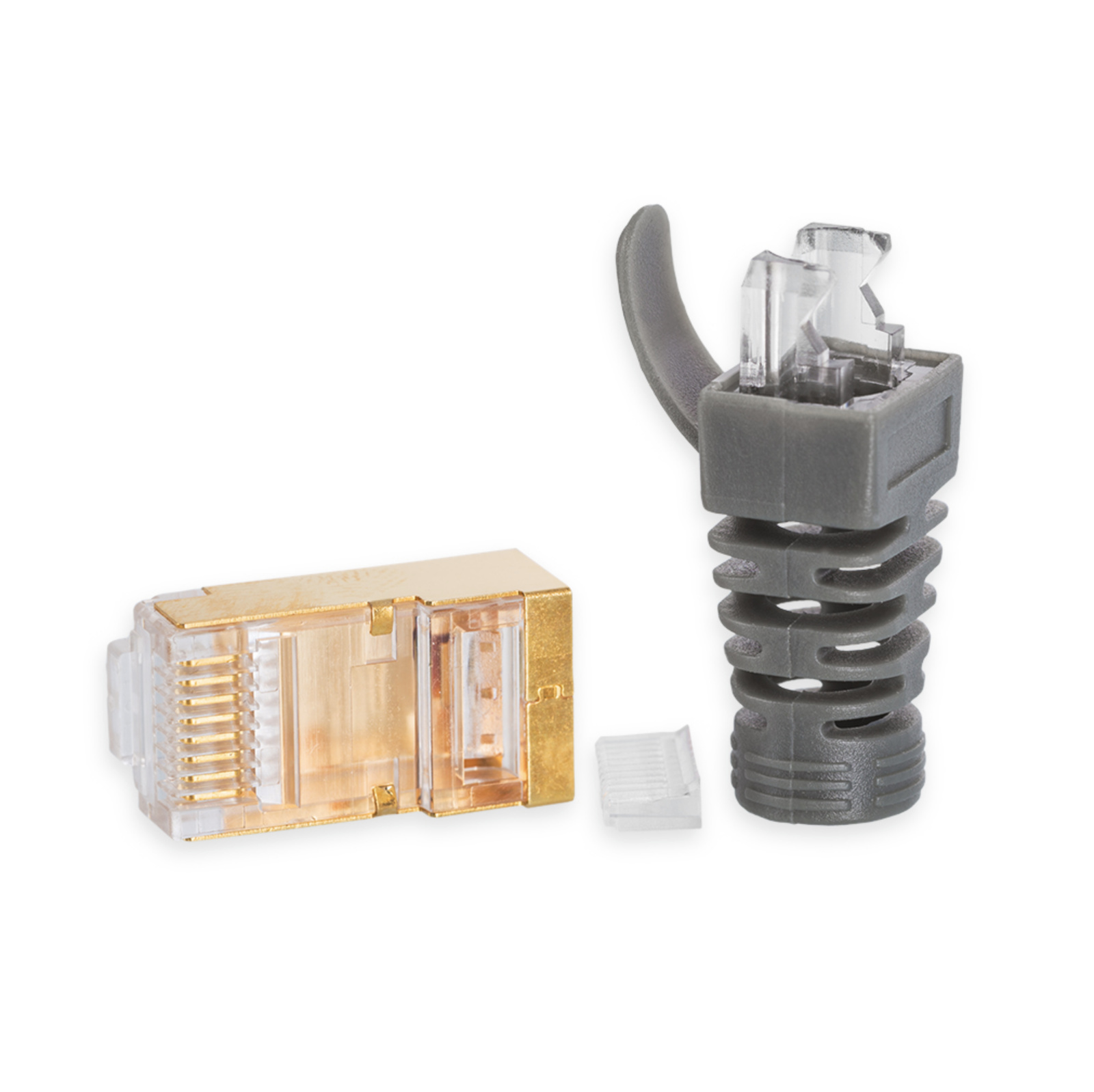 PLug RJ45 ETHERNET Supra CAT 8 ( 2 Plugs com acabamentos )