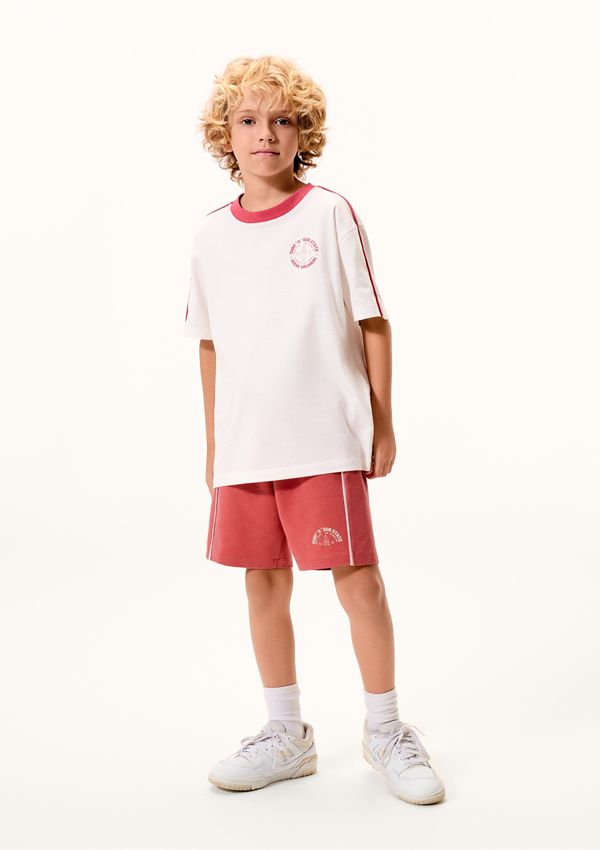 Conjunto Infantil Menino Estampado Oversized - Off white 014