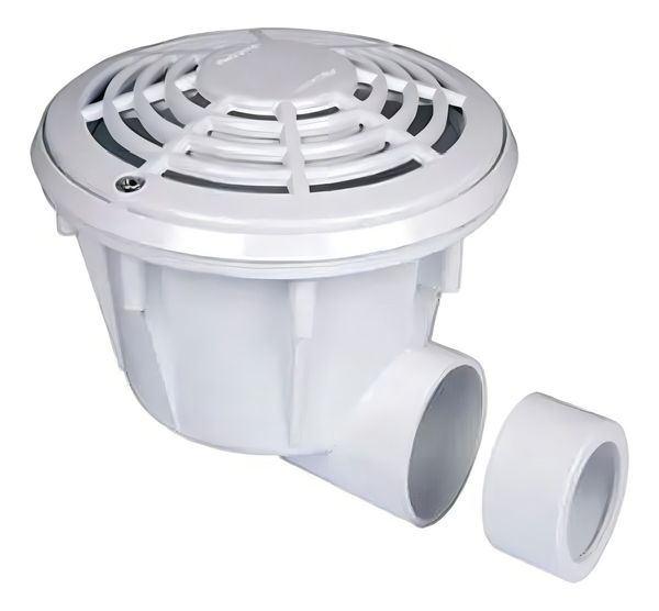Ralo De Fundo Para Piscina Vinil/alvenaria Abs Veico Fluidra