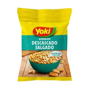 Amendoim Salgado Yoki Descascado 110g AMENDOIM YOKI DESCASCADO SALGADO 110G