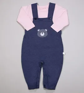 Jardineira/Blusa Ursinho - 5534 Rosa - 3