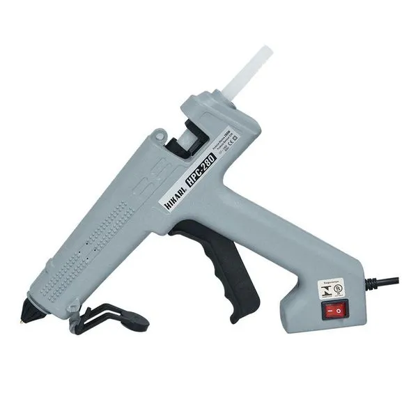 Pistola de Cola Quente Profissional Industrial HPC-280 280W Bivolt com 2 Bastões Hikari Pistola de Cola Quente Profissional HPC-280 280W Bivolt com Suporte Porta Pingo Hikari