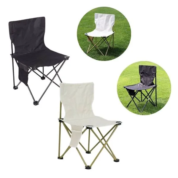 Cadeira Camping Jardim Dobrável Reforçada com Bolso Lateral e Bolsa para Transporte Top Rio Comercial Cadeira Camping Jardim Dobrável Reforçada com Bolso Lateral e Estrutura de Metal Top Rio Comercial