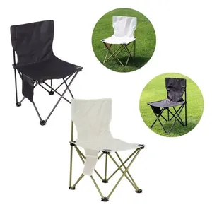 Cadeira Camping Jardim Dobrável Reforçada com Bolso Lateral e Bolsa para Transporte Top Rio Comercial Cadeira Camping Jardim Dobrável Reforçada com Bolso Lateral e Estrutura de Metal Top Rio Comercial