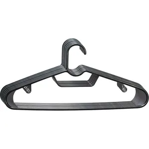 Conjunto 6 Cabides CAB03P Sao Bernardo Preto