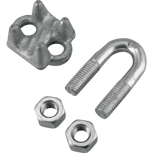 Clips Zincado para Cabo de Aço 19,1mm 3/4" Uso Industrial - VONDER PLUS