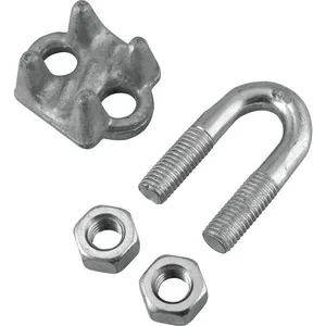 Clips Zincado para Cabo de Aço 19,1mm 3/4" Uso Industrial - VONDER PLUS
