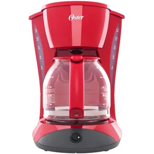 Cafeteira Elétrica Oster 1,8L 900W Vermelha Base Aquecedora Filtro Permanente Cafeteira Oster Red Cuisine 1,8L - 110v