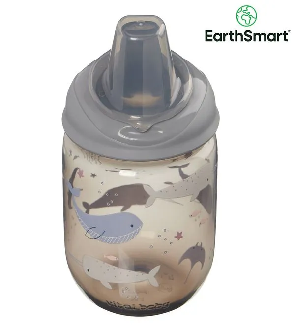 Copo Hydrate Little Bico Silicone Storm 270ml - Vital Baby Cinza