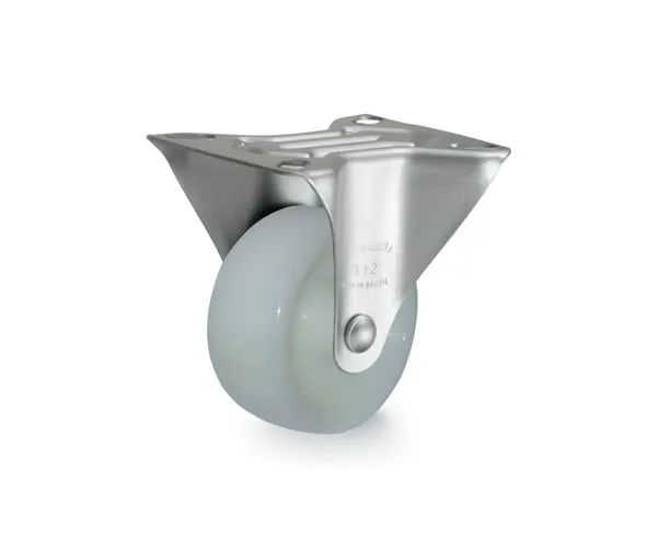 Rodizio Fixo FLR 312 N Nylon Capacidade 150kg - Rod-Car