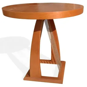 Mesa De Apoio Saibi Ozki 60 Cm Madeira Eucalipto Cedro Corda Redonda Rami